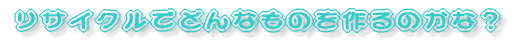 �T���̃��T�C�N��